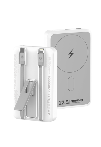 Amaya APB-W110 Magnetic 15W + PD 22.5W 10000mAh Power Bank with Stand