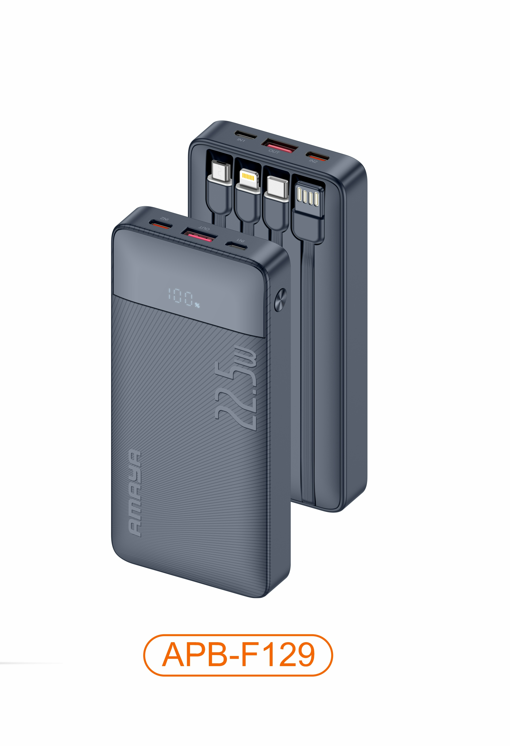 Amaya APB-F129 3D Texture 22.5W Fast Charger 10000mAh Power Bank