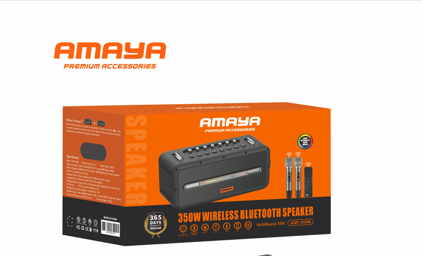 Amaya ASP-350M 350W VoltBeast Bluetooth Speaker