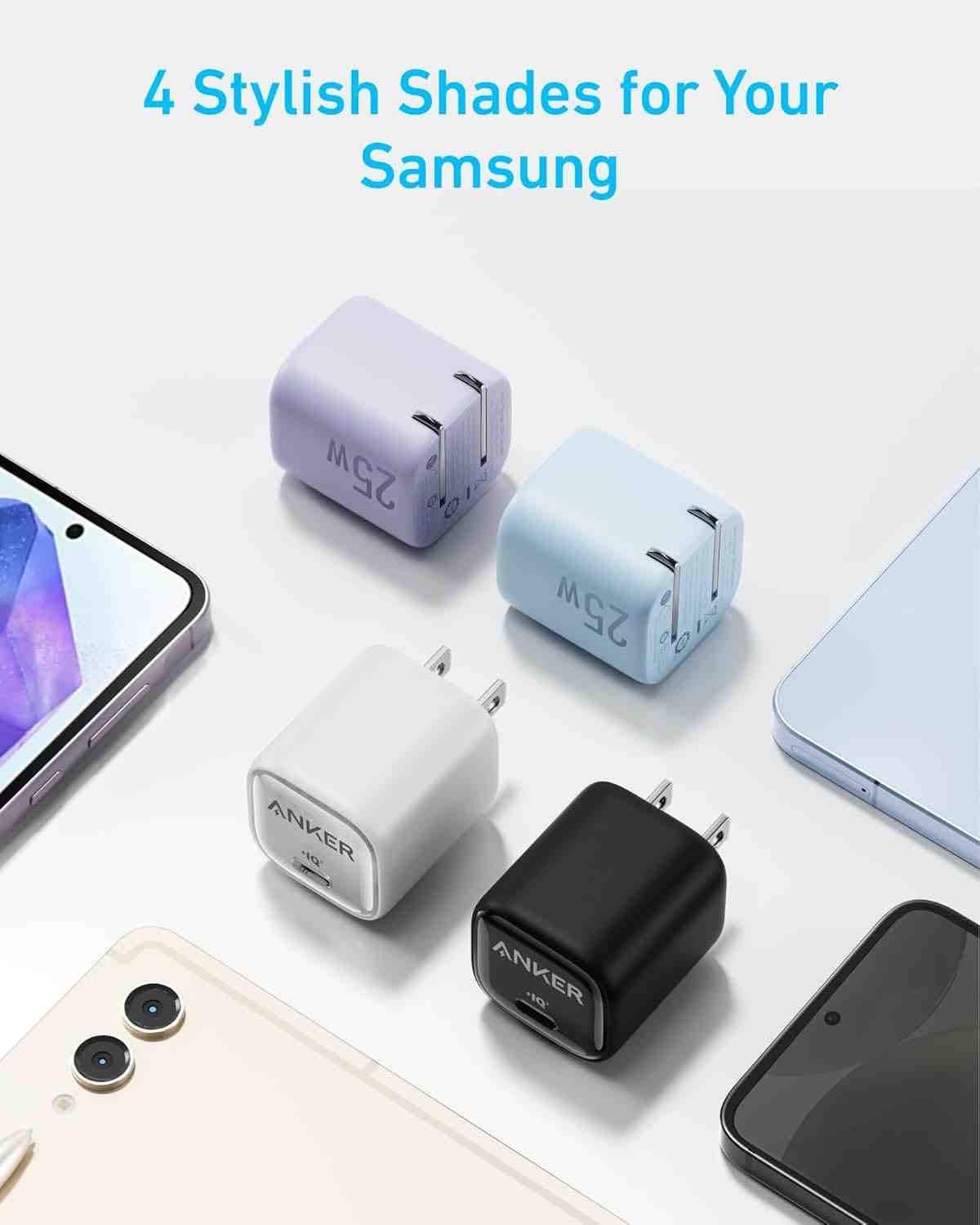 Anker 25W USB C Supports PPS Fast Charging Samsung and iPhone
