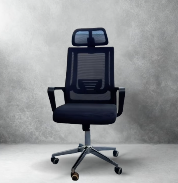 AVRIN Black Ergonomic High Back Mesh Office Chair – Premium Comfort & Modern Design
