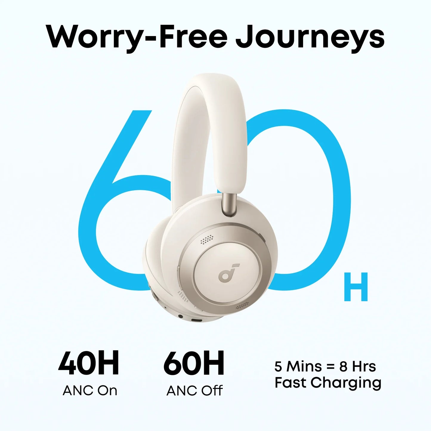 Soundcore Space One Pro | Flexi Curve Over-Ear Headphone