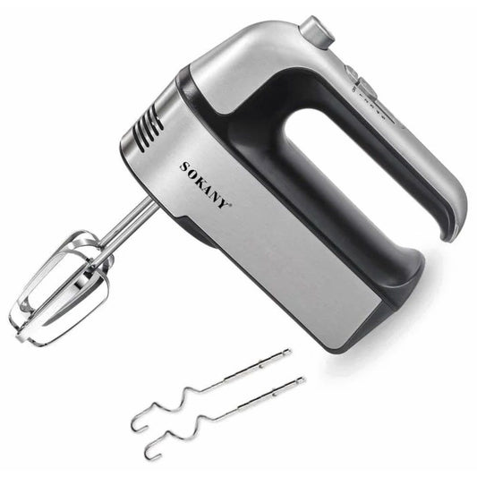 Sokany SK-6637 Electric Powerful Hand Mixer Kitchen Egg Beater Food Mixer 5 Speed Egg Mixer