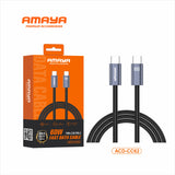 Amaya ACD-CC62 60W Type-C to Type-C Cable 2 Meter Braided