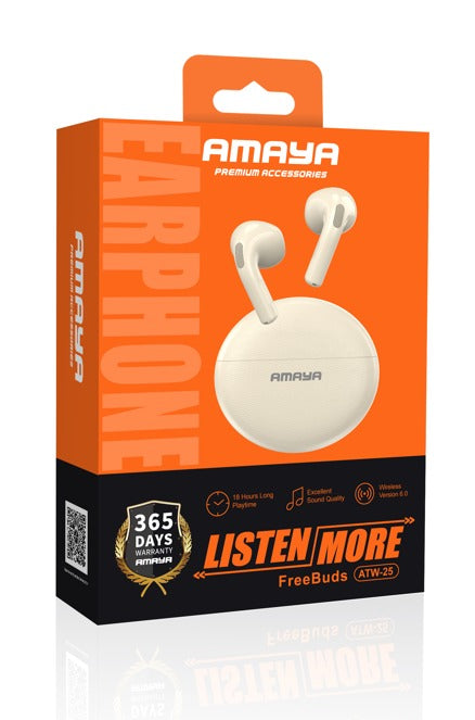 Amaya ATW-25 Wireless Stereo Bluetooth Earbuds