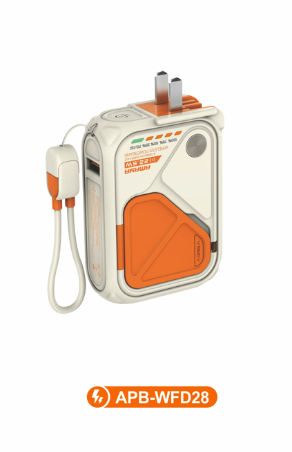 Amaya APB-WFD28 22.5W Wireless Charging 10000mAh Power Bank with Stand