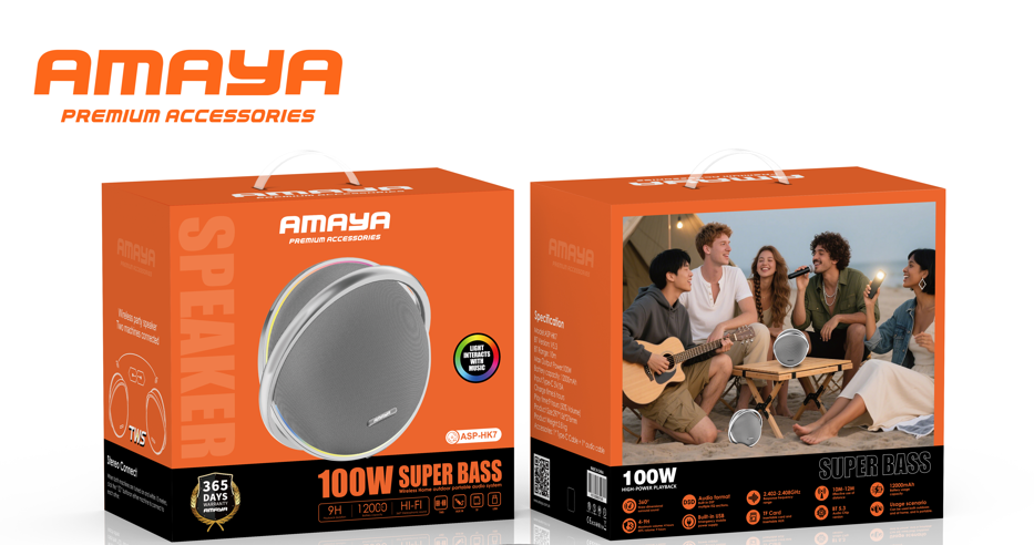 Amaya ASP-HK7 100W Home Stereo High-Power Audio System