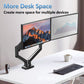 Dual-Screen Monitor Stand Mechanical Cantilever One-To-Two Computer Display Screen Two-In-One Base