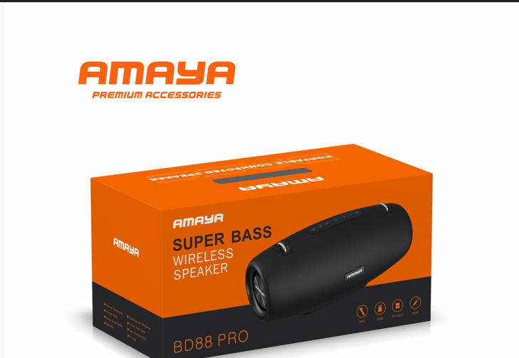 Amaya BD88-PRO War Drum Outdoor Bluetooth Speaker