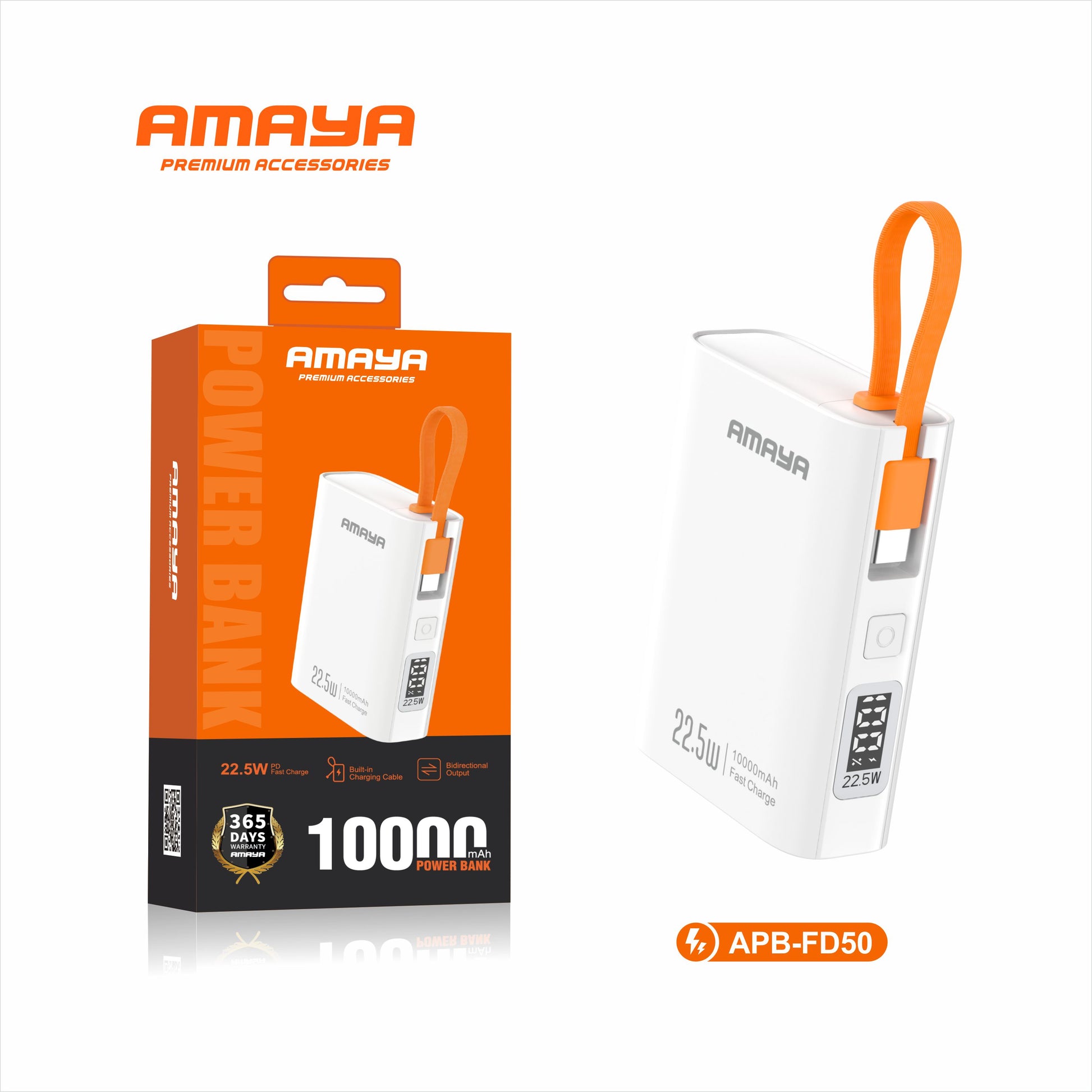 Amaya APB-FD50 22.5W Super Fast 10000mAh Power Bank