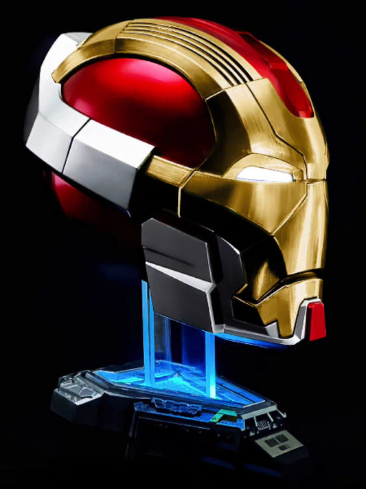 Iron Man Helmet Mk17 Jarvis Voice-Controlled Automatic Opening and Closing Mask