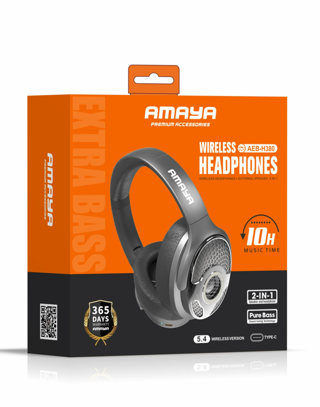 Amaya AEB-H380 Wireless Headphones
