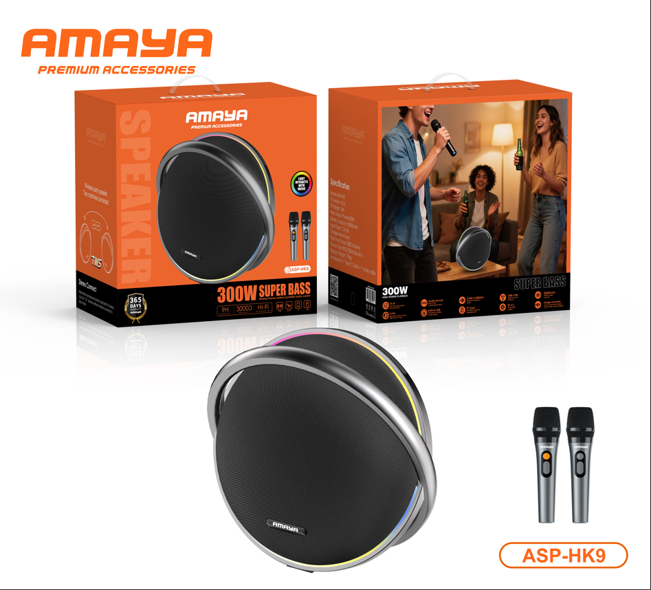 Amaya ASP-HK9 300W Home Cinema High-Power Spatial Audio System