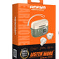 Amaya ATW-36 Retro Camera-Style Earbuds with Digital Display