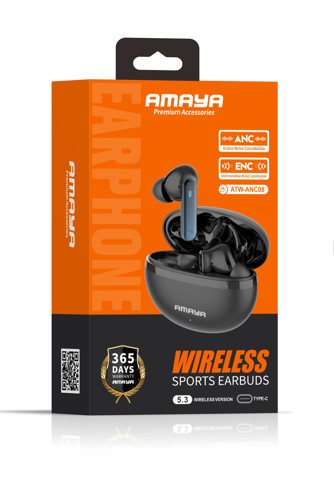 Amaya ATW-ANC08 Wireless ANC+ENC Earbuds