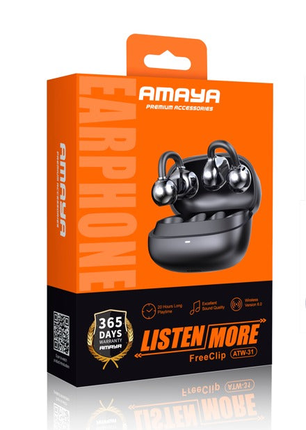 Amaya ATW-31 Wireless Stereo Bluetooth Ear Clip