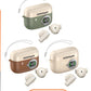 Amaya ATW-36 Retro Camera-Style Earbuds with Digital Display