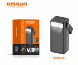 Amaya APB-40 22.5W Super Fast 40000mAh Power Bank with Built-in Cable
