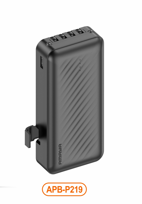 Amaya APB-P219 Wavy Pattern 2A 20000mAh Flashlight Power Bank