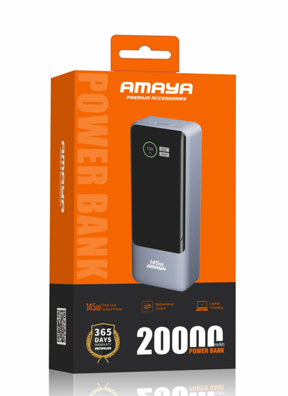Amaya APB-FD23 65W Super Fast 20000mAh Power Bank for Notebooks