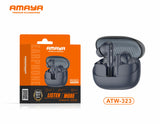 Amaya ATW-323 Wavy Pattern Wireless Stereo Earbuds