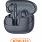 Amaya ATW-323 Wavy Pattern Wireless Stereo Earbuds