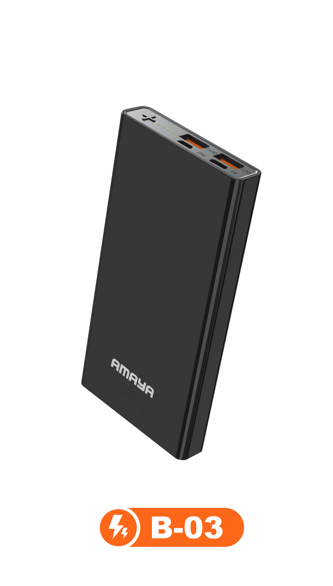 Amaya B-03 2A Fast Charging 10000mAh Power Bank