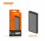 Amaya APB-P128 3D Texture 2.4A Fast Charger 10000mAh Power Bank