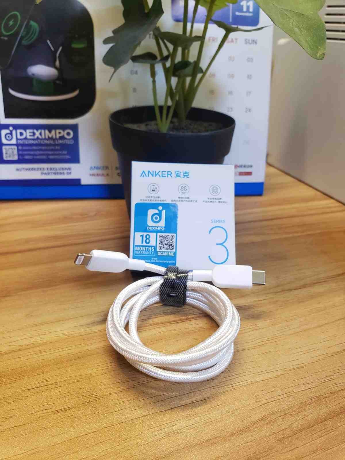 Anker 310 USB-C to Lightning Cable (3 ft Braided)