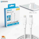 Anker Braided USB-C to Lightning 0.9m Cable - Image 1 Anker Braided USB-C to Lightning 0.9m Cable - Image 2 Anker Braided USB-C to Lightning 0.9m Cable Anker Braided USB-C to Lightning 0.9m Cable - Image 2 Anker Braided USB-C to Lightning 0.9m Cable