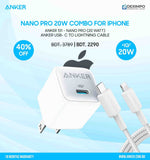 Anker Nano Pro 20w Combo For iPhone Braided