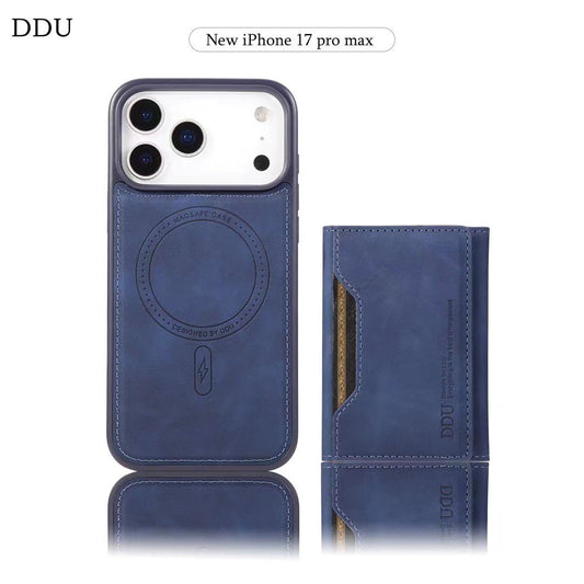 DDU Premium 2-in-1 Magnetic Wallet Case for iPhone 17 Pro Max