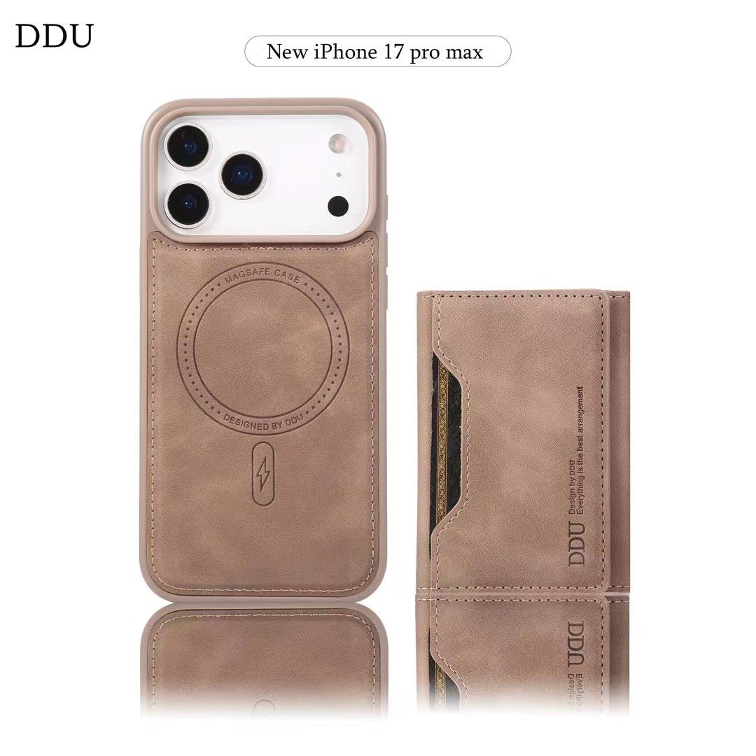 DDU Premium 2-in-1 Magnetic Wallet Case for iPhone 17 Pro Max