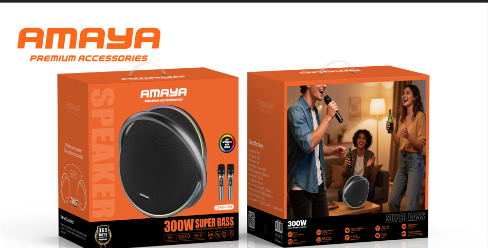 Amaya ASP-HK9 300W Home Cinema High-Power Spatial Audio System