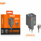 Amaya ACW-E81S USB 20W + Type-C 20W Fast Charger with Cable