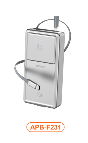 Amaya APB-F231 45W Super Fast 20000mAh Power Bank with Apple Adapter