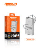Amaya APB-F231 45W Super Fast 20000mAh Power Bank with Apple Adapter