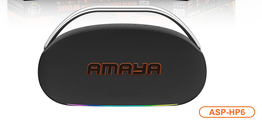 Amaya ASP-HP6 300W Party Stereo High-Power Audio System