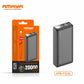 Amaya APB-P228L 3D Texture Flashlight 2.4A Fast Charger 20000mAh Power Bank